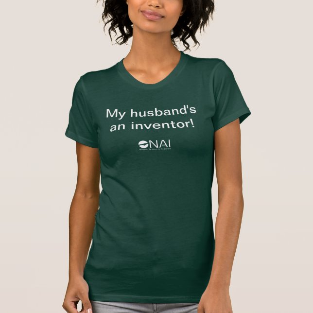 Camiseta Feminina "Sim, sou uma Inventora" - Verde (Frente)