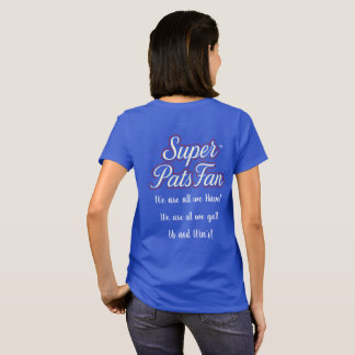 Camiseta Feminina Super Fã dos Pats