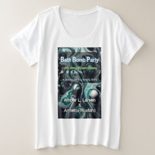 Camiseta Feminina Tamanho Plus Festa de Bombas de 