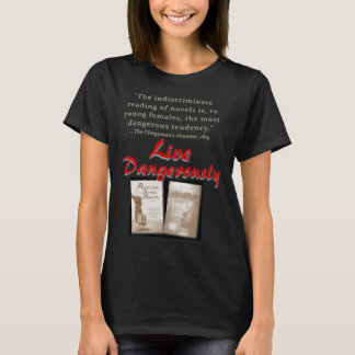 camiseta feminina tema de leitura