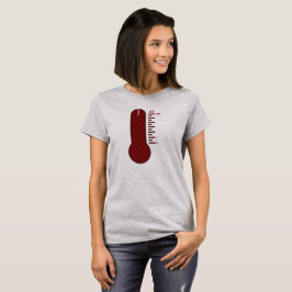 Camiseta Feminina Termômetro do Estresse