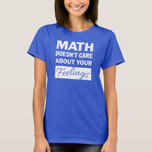 Camiseta Feminina Texto Branco Não se Importa com  (Frente)