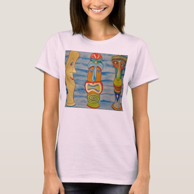 Camiseta feminina "Tikis Cuz" (Frente)