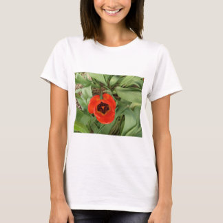 Camiseta Feminina Tulipa Vermelha