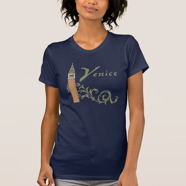 Camiseta Feminina Venice St. Mark's Campanile (Frente)