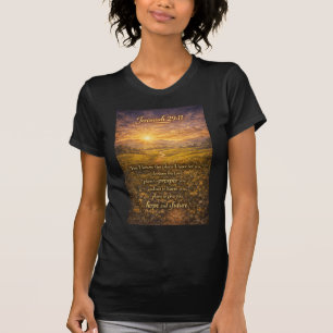 Camiseta Feminina Versículo Bíblico Jeremias 29:11