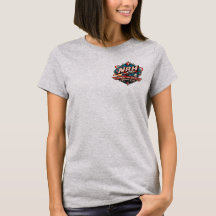Camiseta Feminina Vintage Flying Saucer Drive-In a