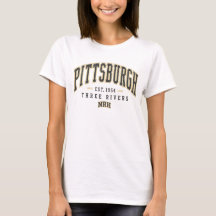 Camiseta Feminina Vintage Três Rios de Pittsburgh