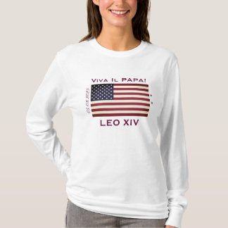Camiseta Feminina Viva Il Papa Papa LEO XIV
