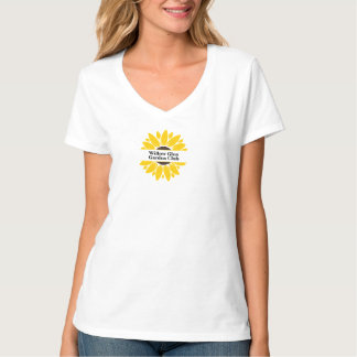 Camiseta feminina WGGC tamanho 2XL decote em V 