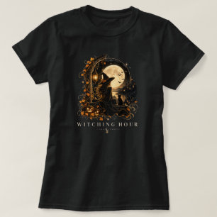 Camiseta Feminina Witching Hour Gótica Halloween B