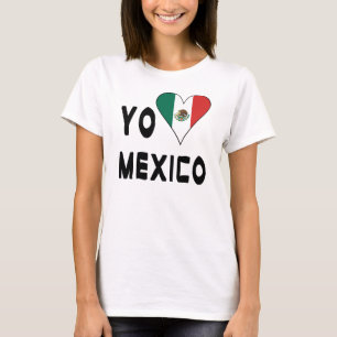 Camiseta Feminina Yo Amo Mexico 