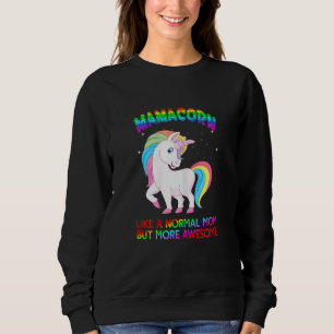 Camiseta Feminino Roupa de Unicórnio Mamacorn para Mulher M