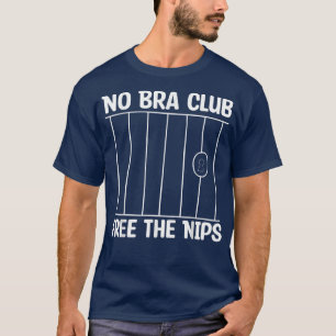 Camiseta Feminism No Bra Club Free The Nips 1301
