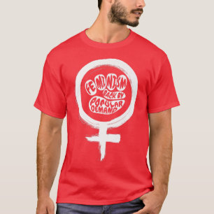 Camiseta Feminismo Ativista Feminista Igualdade de Gênero F