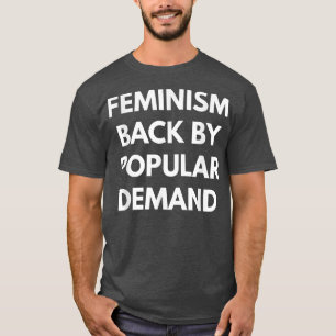 Camiseta Feminismo de Volta por Demanda Popular Feminista s