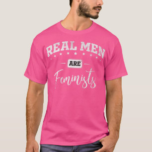 Camiseta Feminismo Direitos Humanos E Homens Reais São Femi