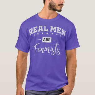 Camiseta Feminismo Direitos Humanos E Homens Reais São Femi