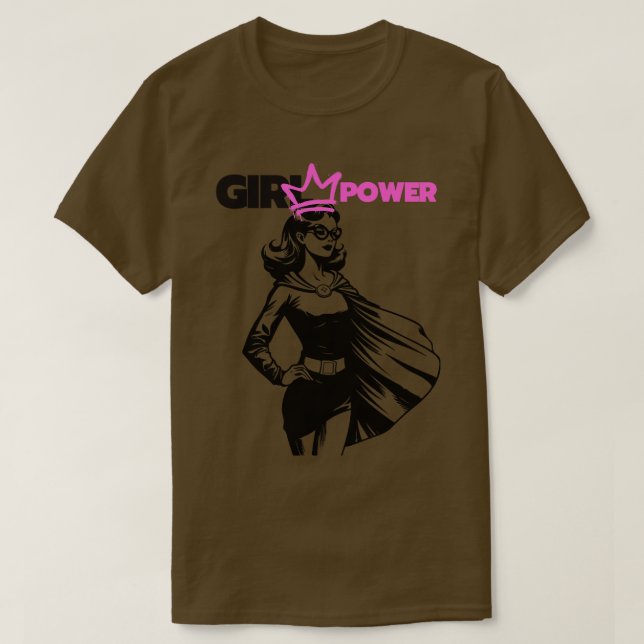 Camiseta Feminismo do Poder Menina (Frente do Design)