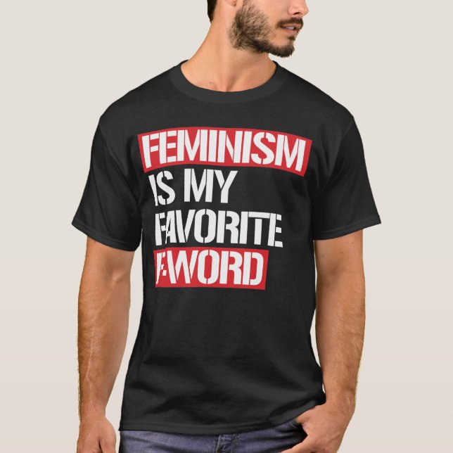 CAMISETA FEMINISMO É MINHA PALAVRA FAVORITA (Frente)