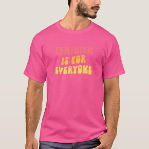 Camiseta Feminismo É Para Todos Arte Feminista Moderna Retr
