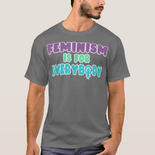 Camiseta Feminismo É Para Todos Para Mulheres Meninas Rapaz