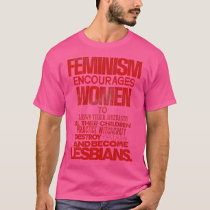 Camiseta Feminismo Encoraja Mulheres