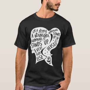 Camiseta Feminismo Feminista Cita Mulheres Fortes Inspirado