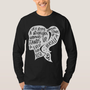 Camiseta Feminismo Feminista Cita Mulheres Fortes Inspirado