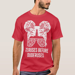 Camiseta Feminismo Feminista Direitos Iguais Uteros Antes d