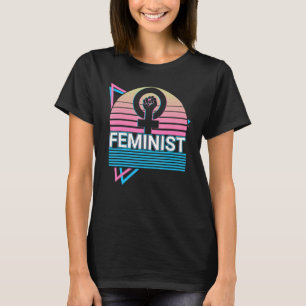 Camiseta Feminismo Feminista: Retrô de Empoderamento de Mul