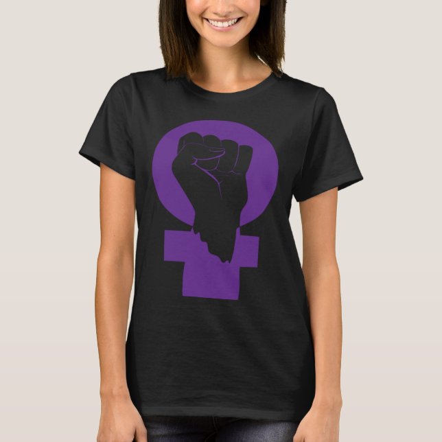 Camiseta Feminismo Igualdade Empoderada Símbolo Social Femi (Frente)