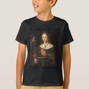 Camiseta Feminismo Mulheres Nasceram Para Servir Homens Mo