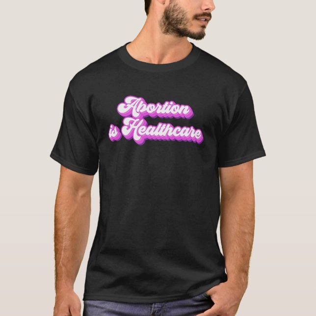 Camiseta Feminismo Pró-Aborto É Saudável (Frente)