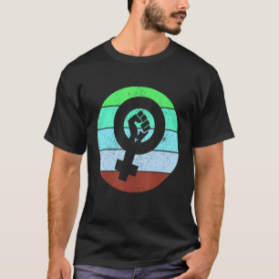Camiseta Feminismo Símbolo de Igualdade Feminina Fora Fora 