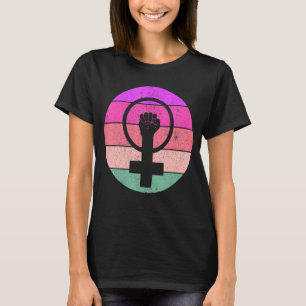 Camiseta Feminismo - Símbolo Feminina para Igualdade