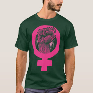Camiseta Feminismo Símbolo Vênus Direitos Mulheres Gênero F