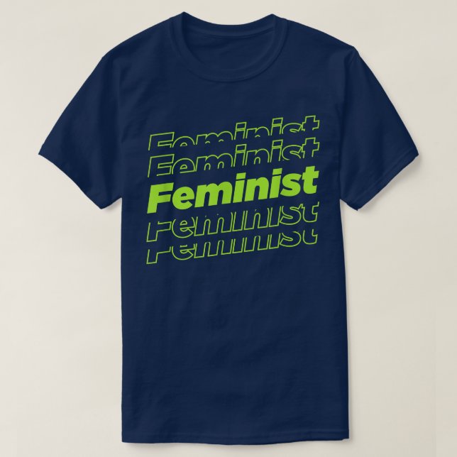 Camiseta Feminist Future Retro Style Feminism 1626  (Frente do Design)