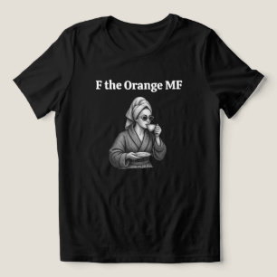 Camiseta Feminista Anti Trump Amante de Café Mãe Liberal En