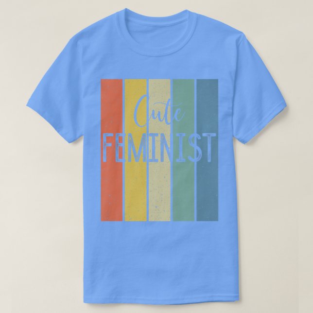 Camiseta Feminista Bonita Empoderamento para Igualdade Femi (Frente do Design)