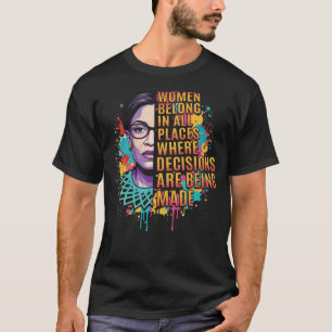Camiseta Feminista Cita Tee com Desenho de Empoderamento Ar