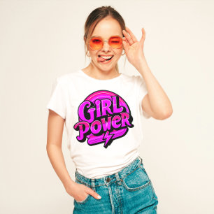 Camiseta Feminista do "Poder Menina"