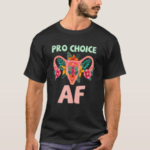 Camiseta Feminista dos Direitos da Mulher da Af Pro Choice