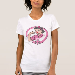 Camiseta Feminista Enfermeira Vintage