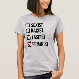 CAMISETA FEMINISTA ESCOLHIDA