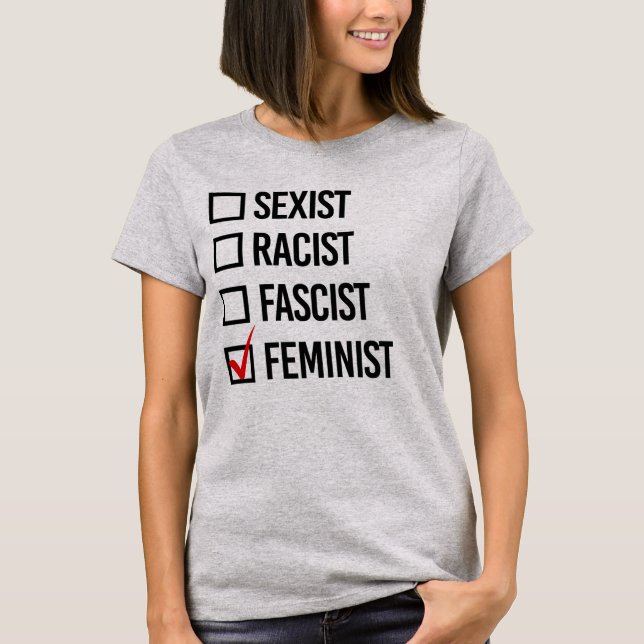 CAMISETA FEMINISTA ESCOLHIDA (Frente)