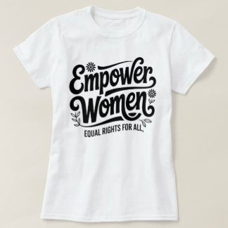 Camiseta Feminista Igualdade de Direitos Empoderar