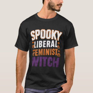 Camiseta Feminista Liberal De Bruxas Halloween Feminista Pa