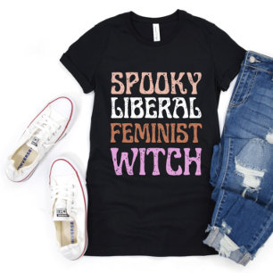 Camiseta Feminista Liberal Esposa Engraçada Policial