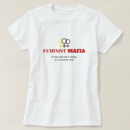 Camiseta Feminista Máfia Anti-Sexismo Símbolo Feminino Mult